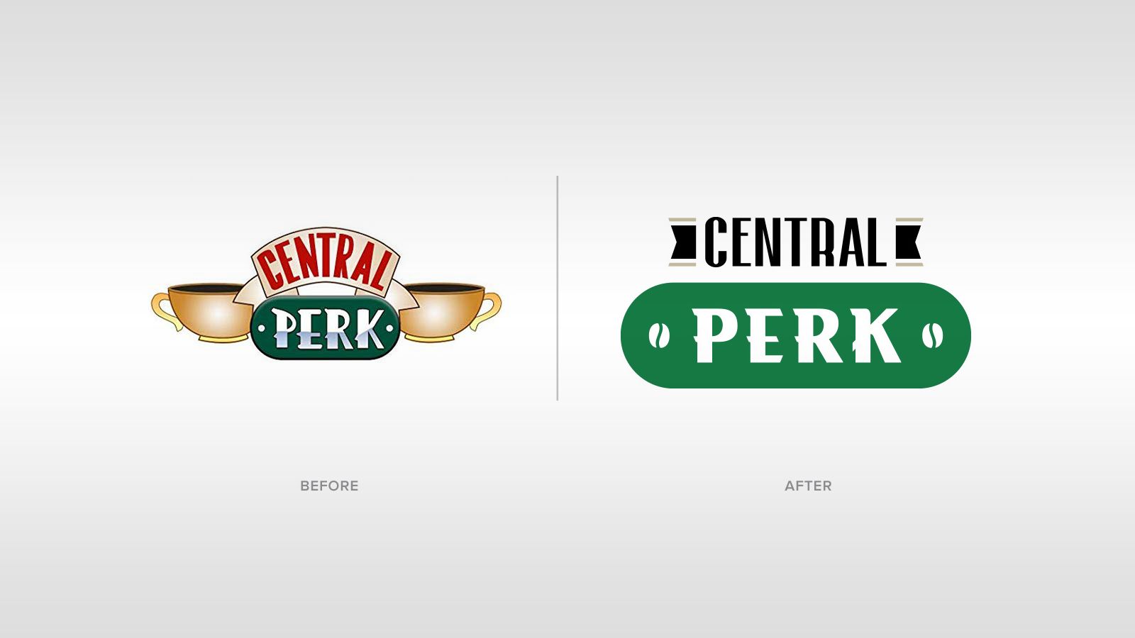 A design firm has updated some of the most famous fake logos from film & TV